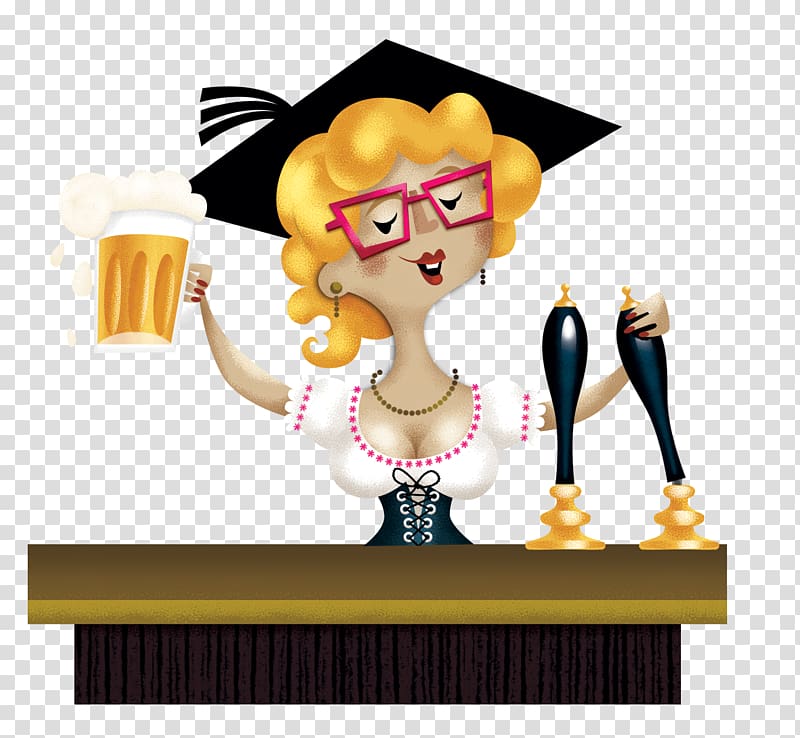 female bartender vector