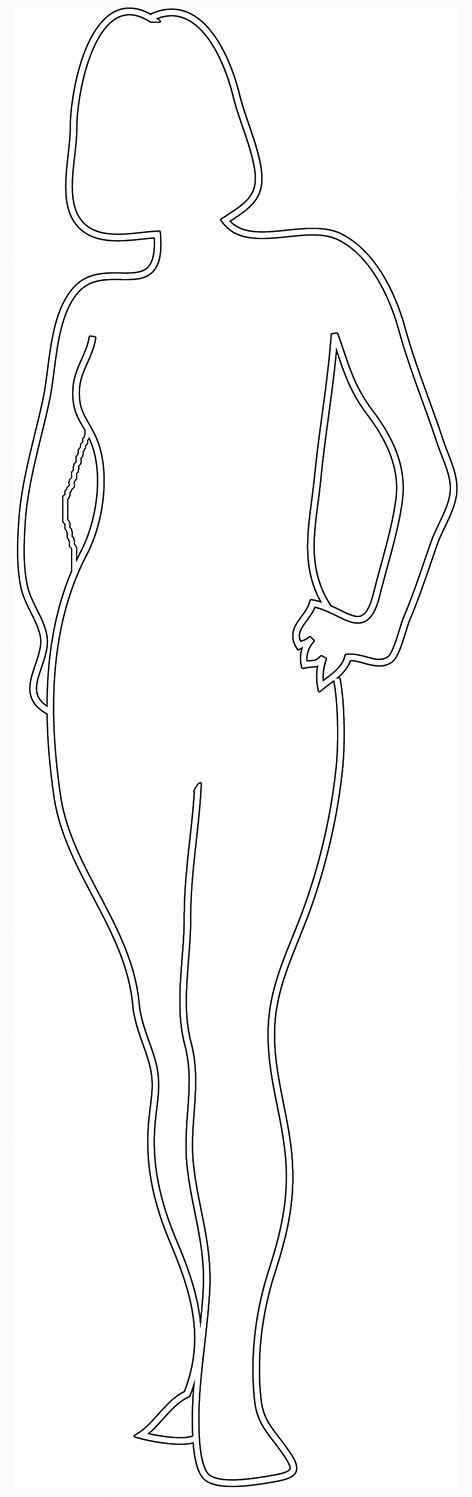 Free Female Body Outline, Download Free Clip Art, Free Clip.