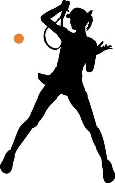 Volleyball Silhouette Graphics.