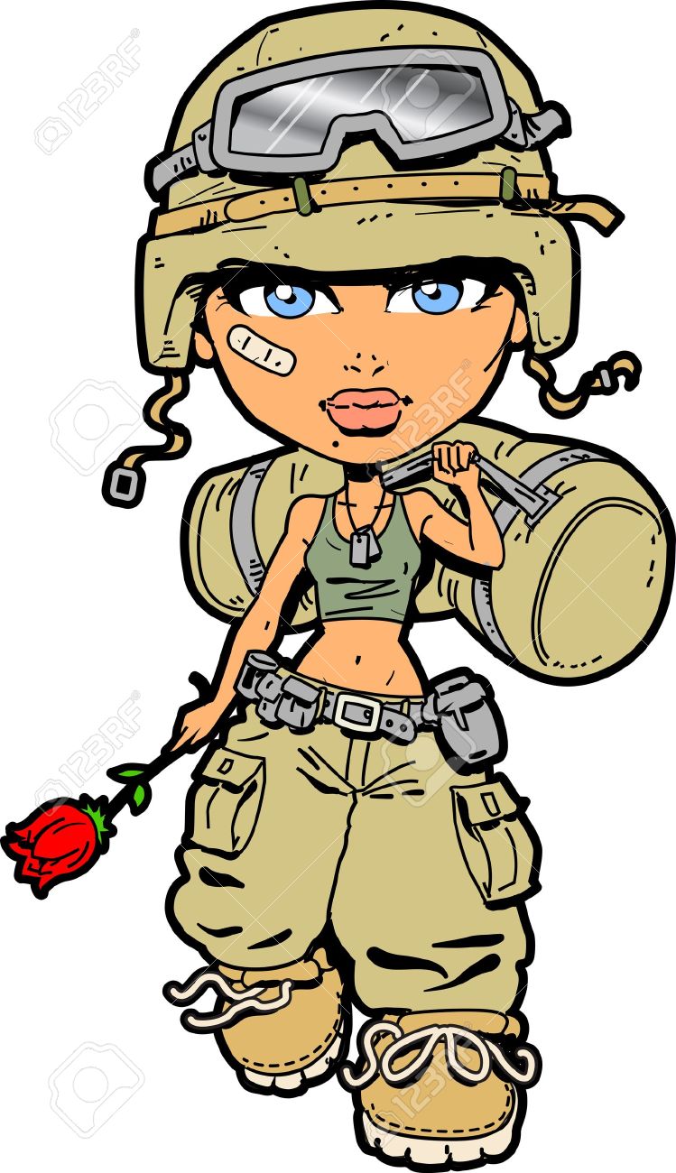 Download female soldier clipart 20 free Cliparts | Download images ...