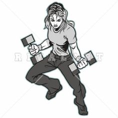 Awesome Weight Lifting Clip Art!.