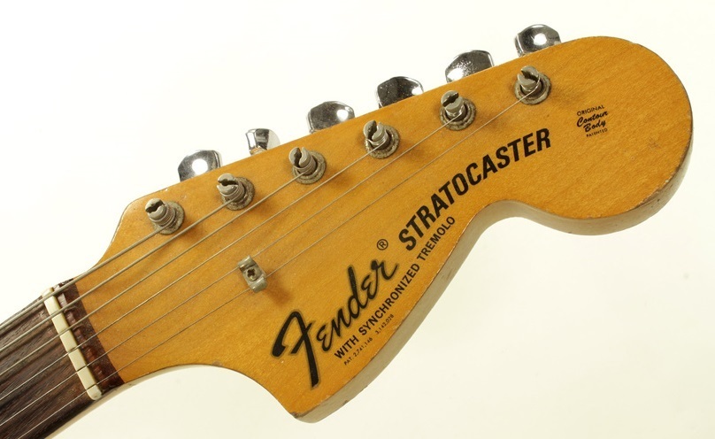 1969 Fender Stratocaster Headstock Logo Decal.