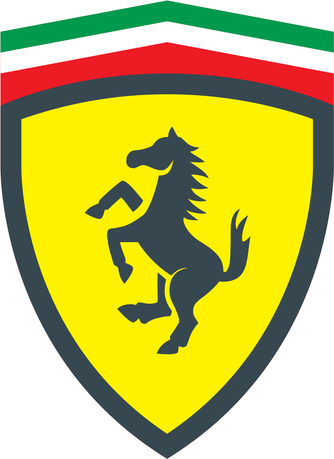 HD Ferrari Clipart Logo Pencil And In Color.