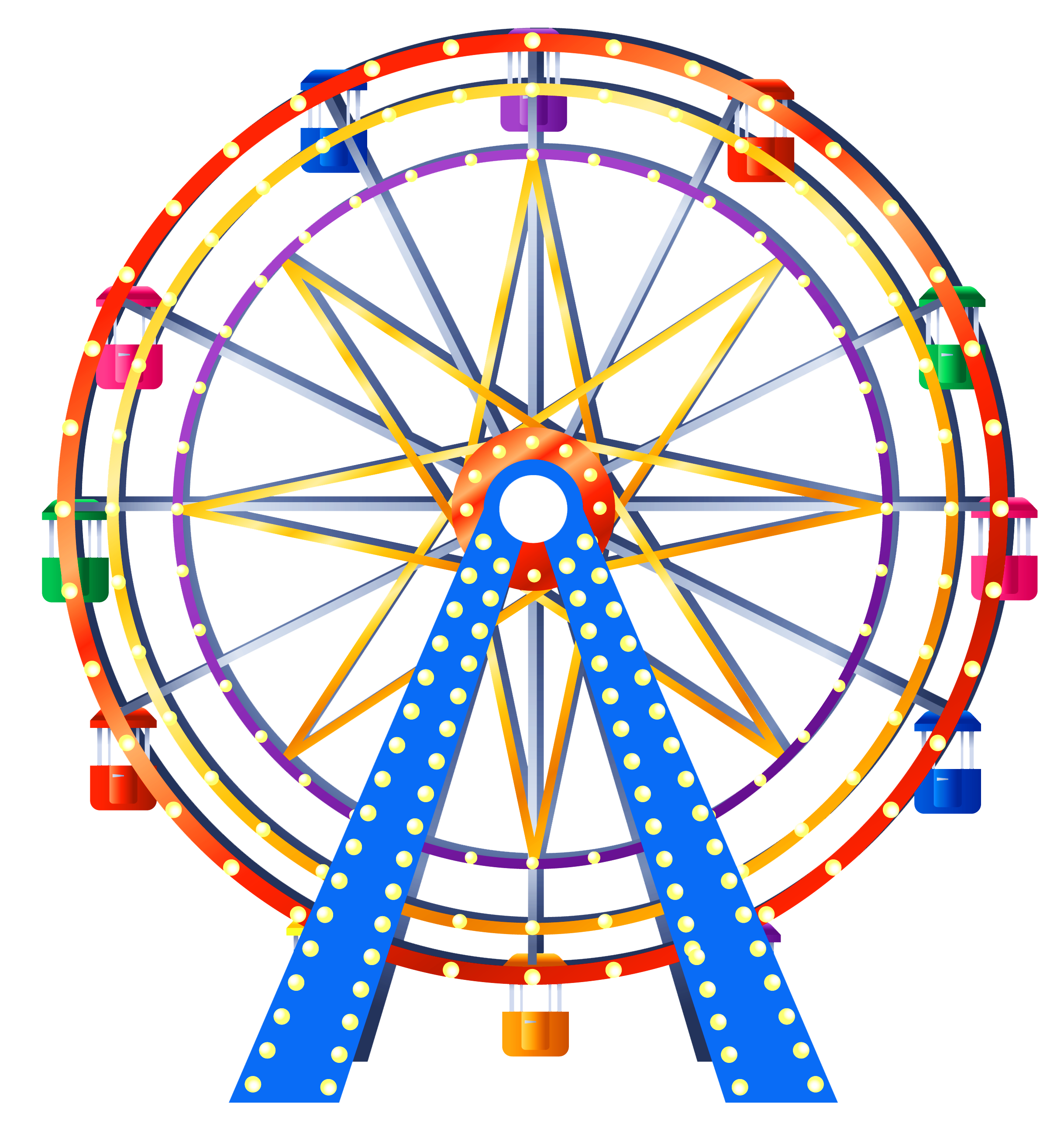Ferris Wheel PNG Clip Art.