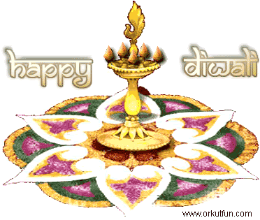 Clip art gifs celebrating Diwali, Deepavali or Festival of Lights.