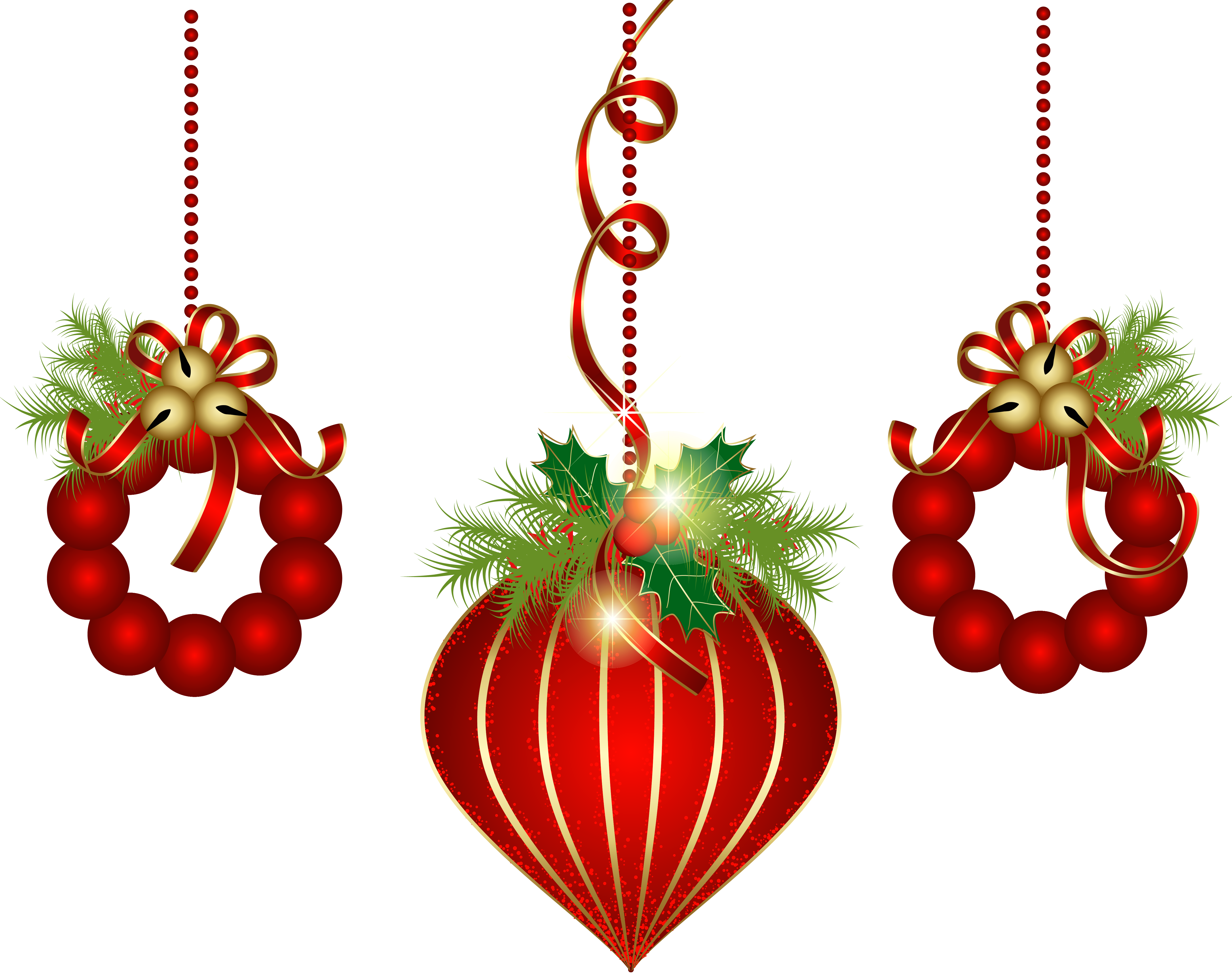 Christmas decorations clipart free.