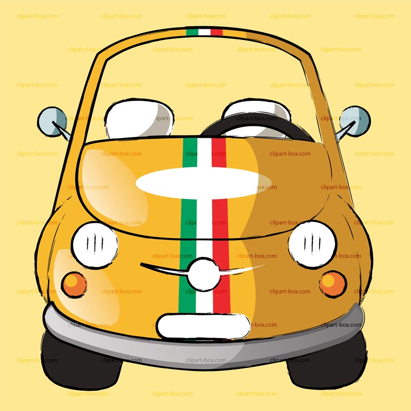 Fiat 500 clipart » Clipart Station.