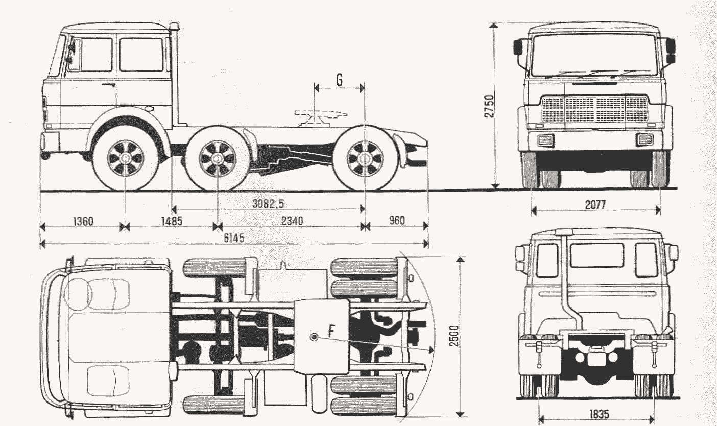 Fiat 180 NT Blueprint.