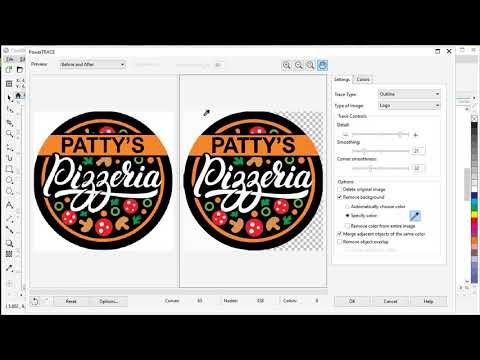 How to Convert JPG to Vector in CorelDRAW.