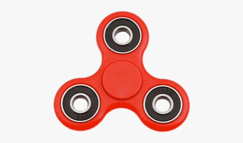 Download Red Fidget Spinner Transparent Png.