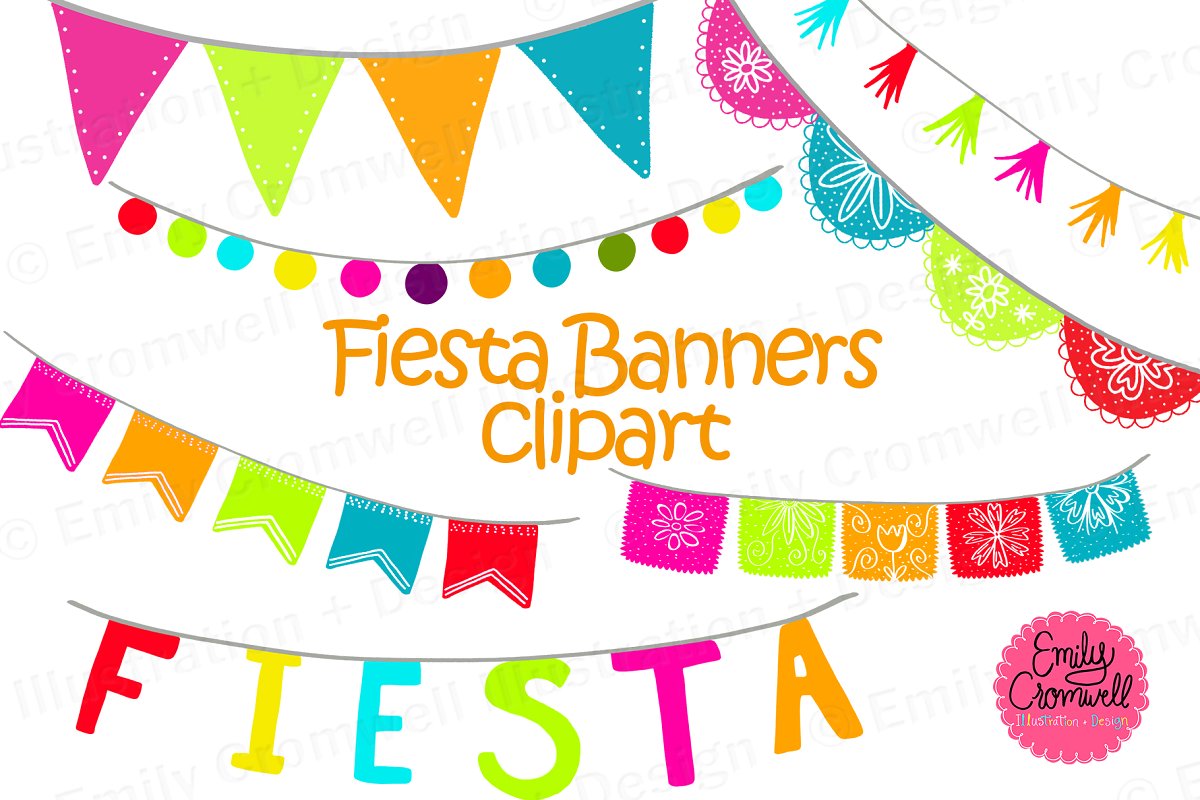 Fiesta Background Clip Art