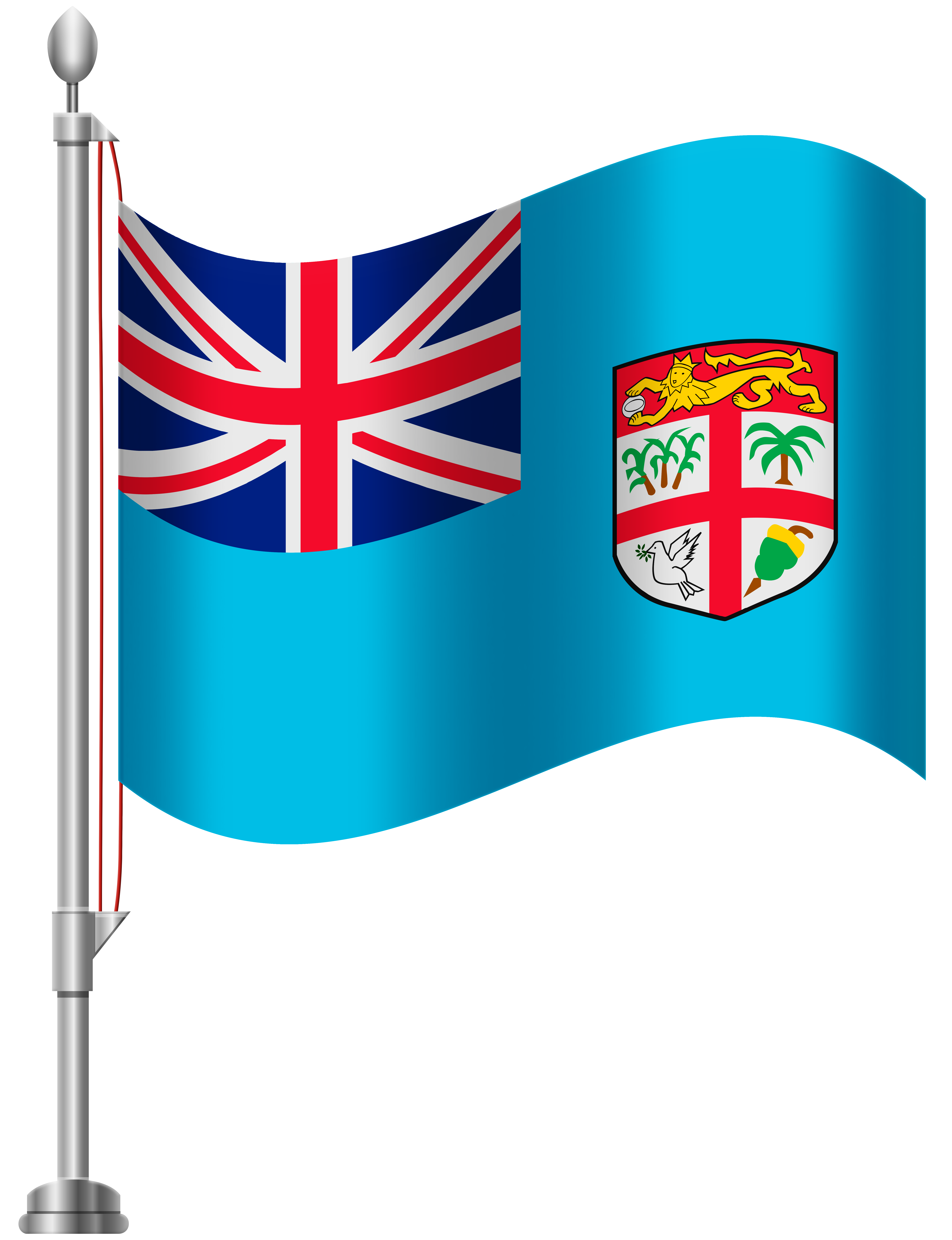 Fiji Flag PNG Clip Art.