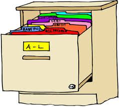 filing cabinet clipart.