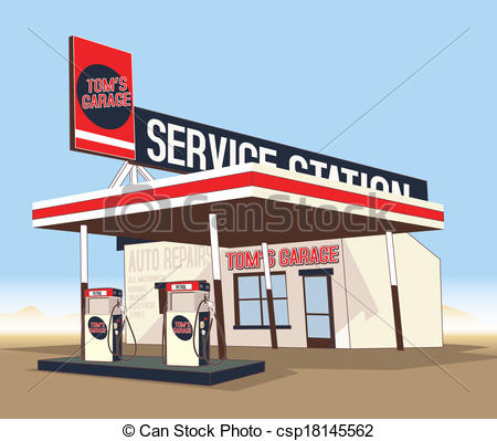 Service Station Clipart.