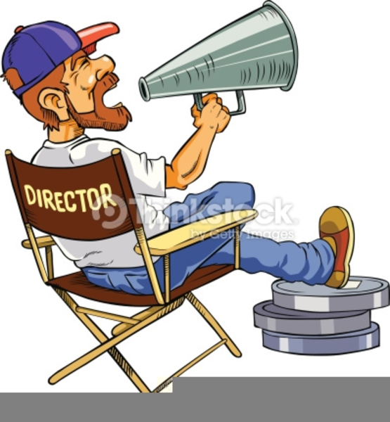 Film Producer Clipart.