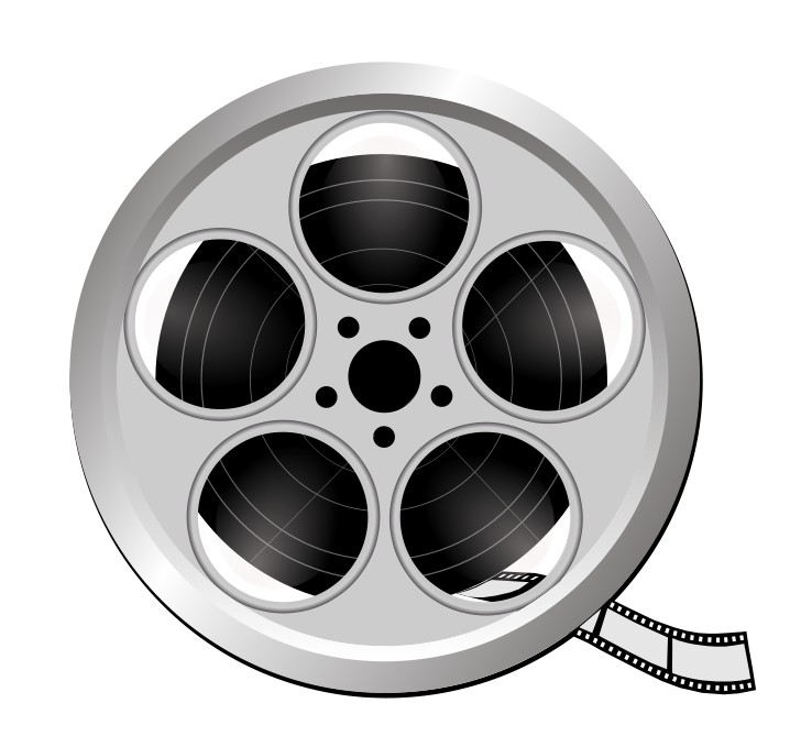 Movie Film Reel Clipart.