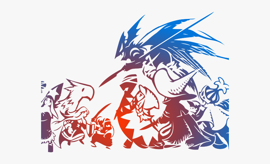 Final Fantasy Clipart Tribal Design.