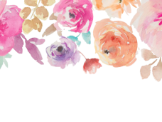 Watercolor Flowers PNG Vector, Clipart, Psd.