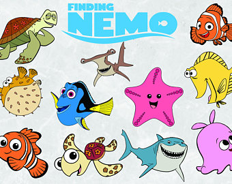 688 Finding Nemo free clipart.