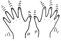 typing fingers clip art