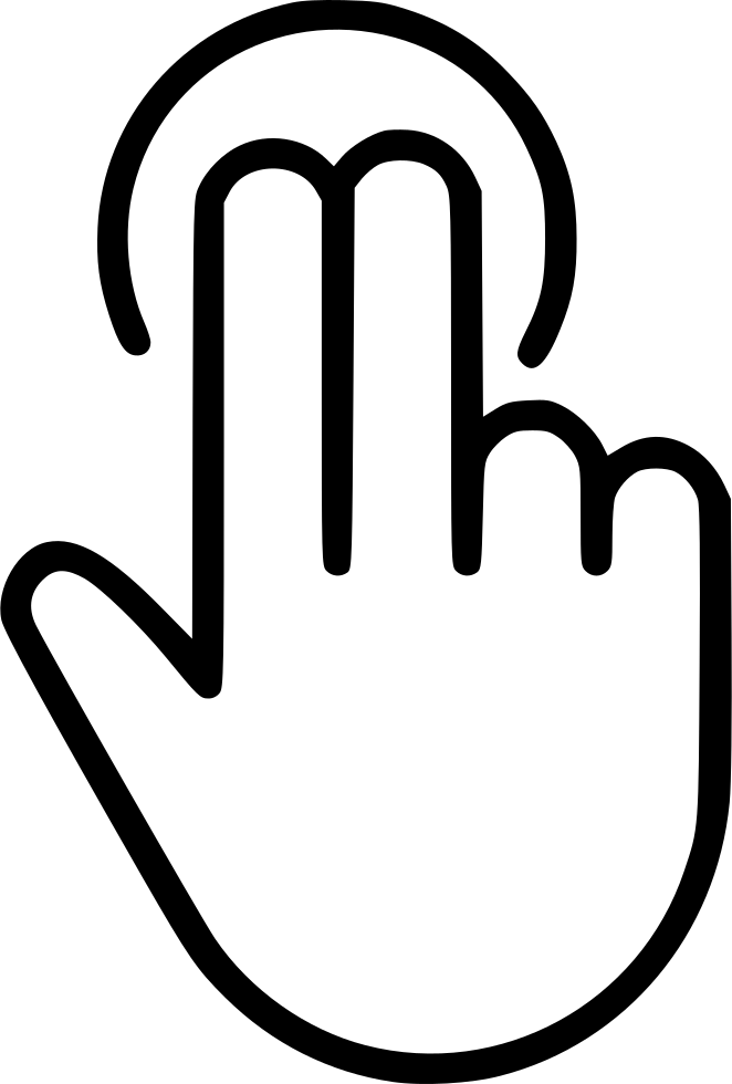 Two Finger Tap Svg Png Icon Free Download (#484992).