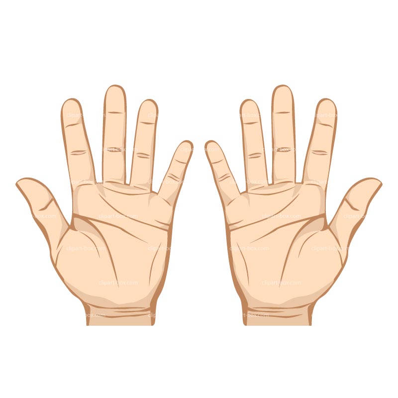 6 Fingers Clipart.