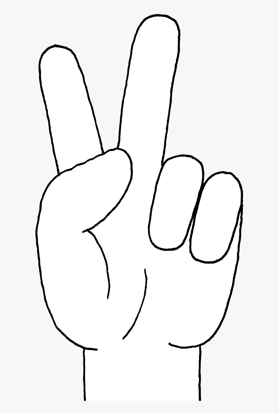 Images For > Peace Sign Fingers Clipart.