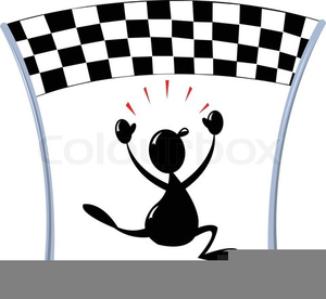 Racing Finish Line Clipart.