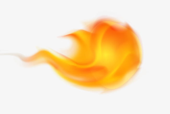 Burning gold fire dragon PNG clipart.
