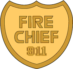Fire Chief Badge Clip Art.