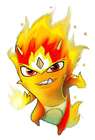 SlugTerra Fire Elemental transparent PNG.