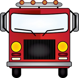 Animated Fire Truck Clipart.