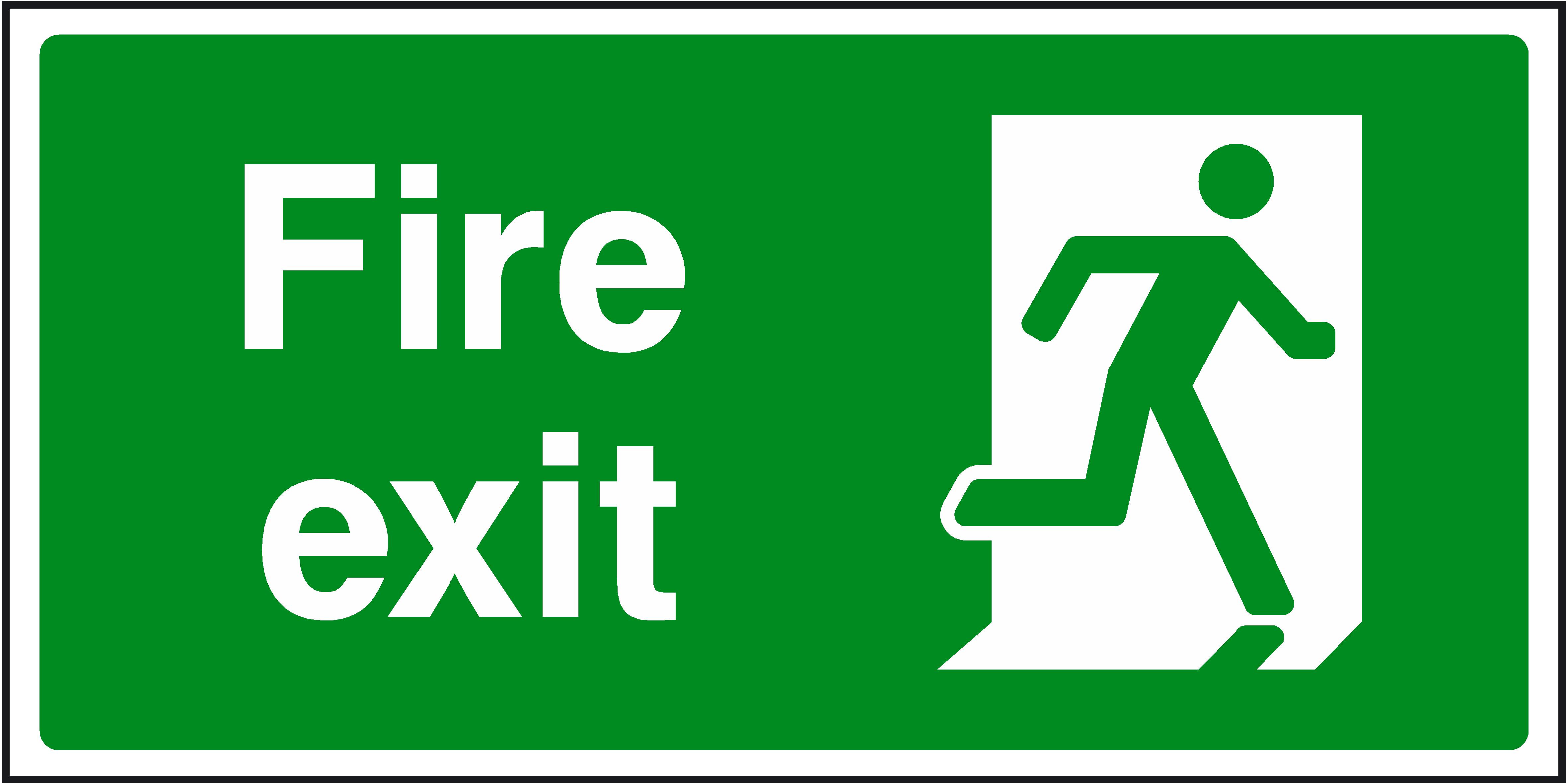 Emergency Exit Signs.