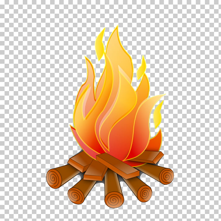 Campfire Firelog Combustion , fire PNG clipart.
