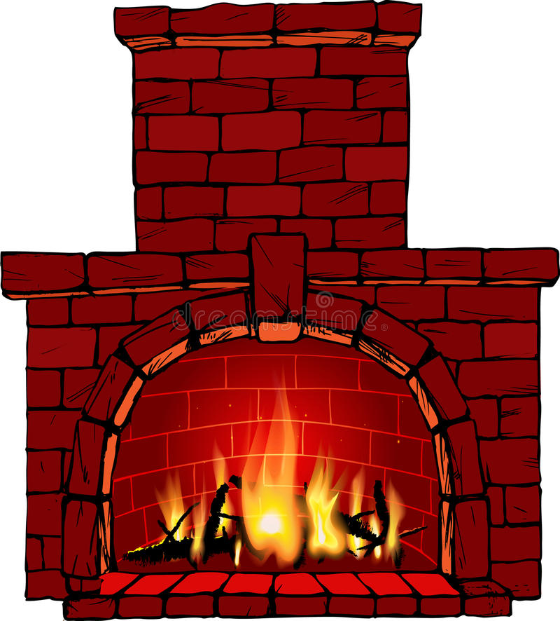 Fireplace Stock Illustrations.