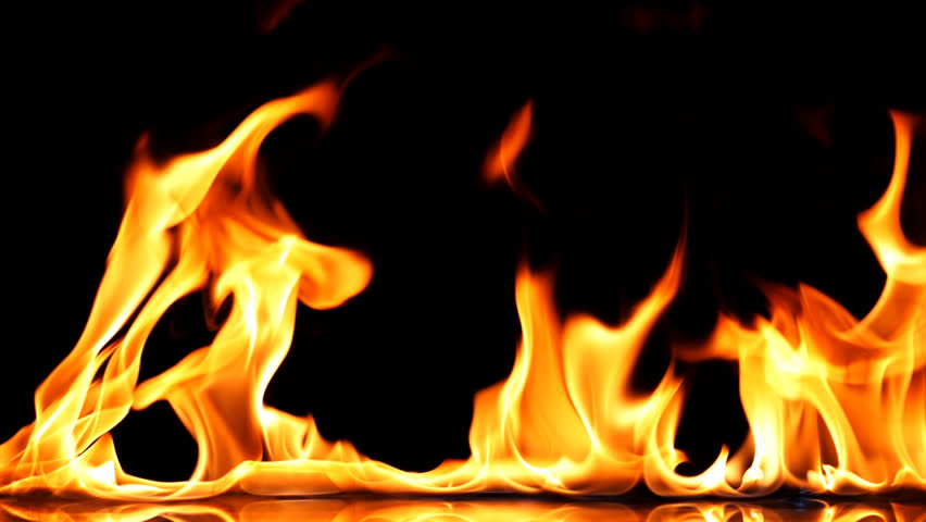 Fire Flames Igniting and Burning Stock Footage Video (100% Royalty.