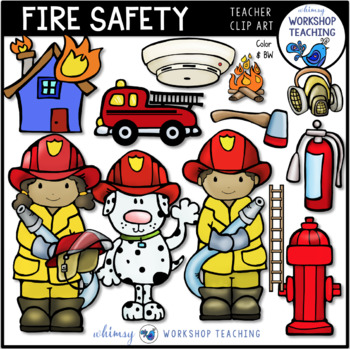 Fire Safety Awareness Clip Art.