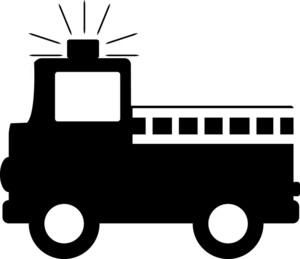 Fire Truck Clipart Image.
