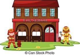 602 Fire Station free clipart.