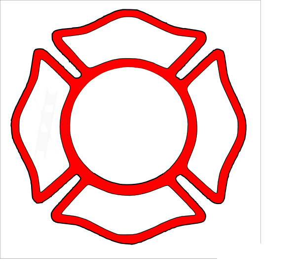 19 Firefighter Badge Graphic Black And White Download.