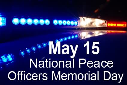 Police Officers Memorial Day 2016 Clipart.