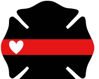 Firefighter shield.