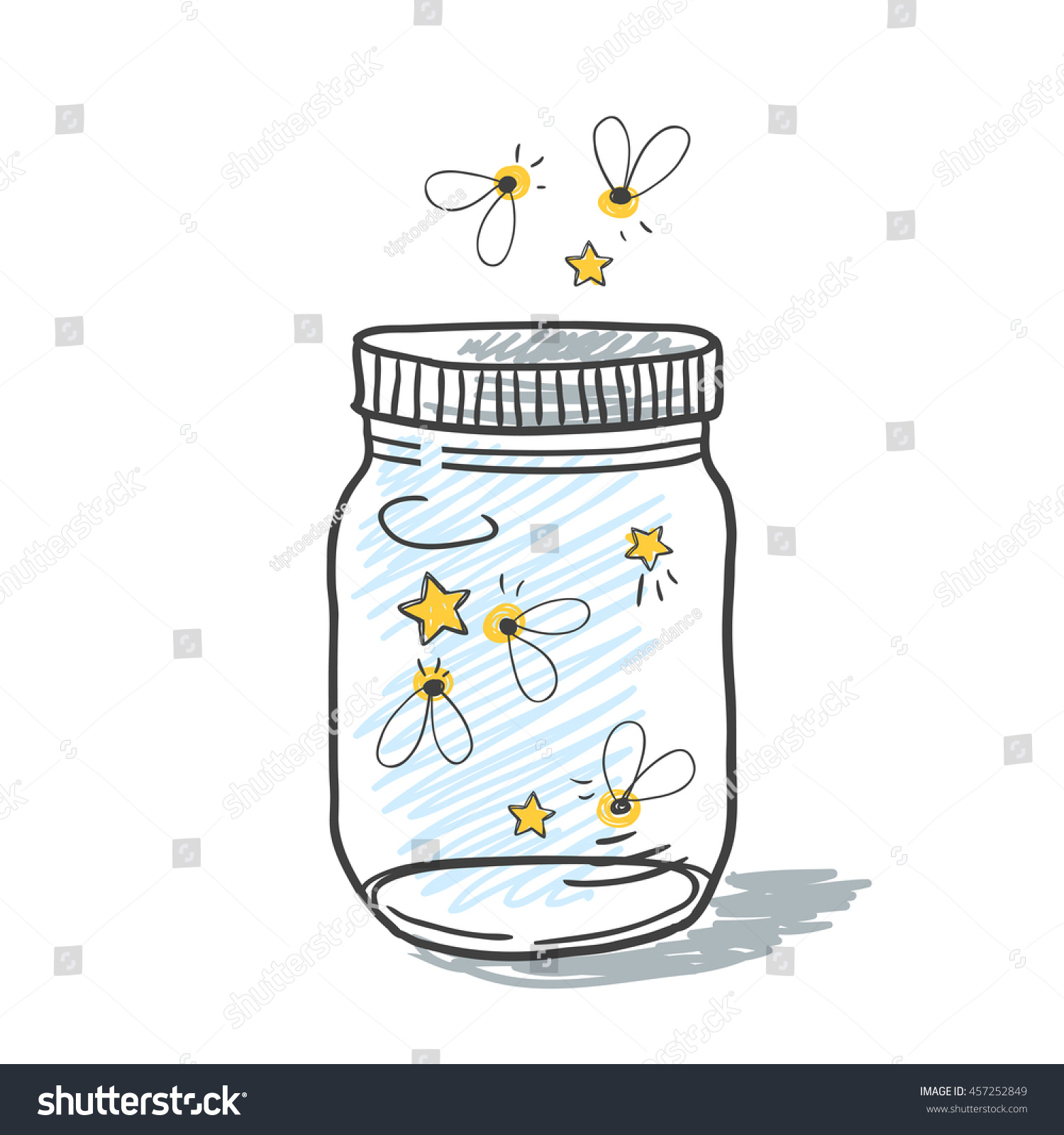 Fireflies in a jar clipart 6 » Clipart Station.