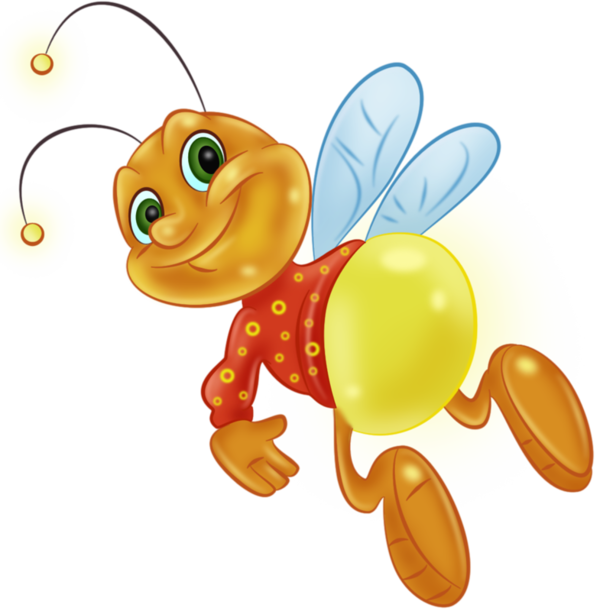 Cartoon Bee clipart.