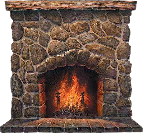 Fireplaces clipart.