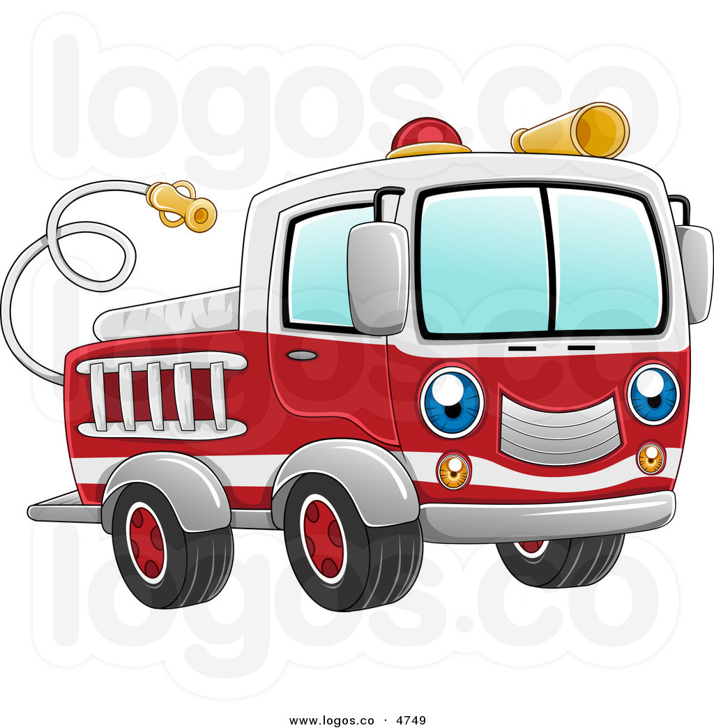 Пожарная машина с глазками