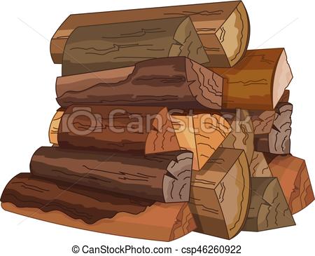 The Logs of Fire Wood.