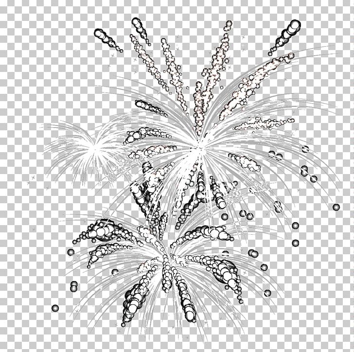 Fireworks Computer File PNG, Clipart, Black And White, Cool.