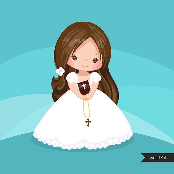 first communion girl clipart 10 free Cliparts Download