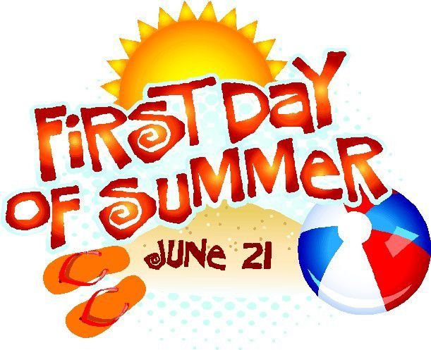 First Day of Summer 2018 Clipart